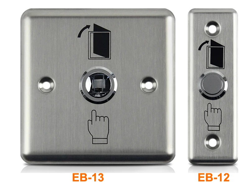 Stainless Steel Exit button