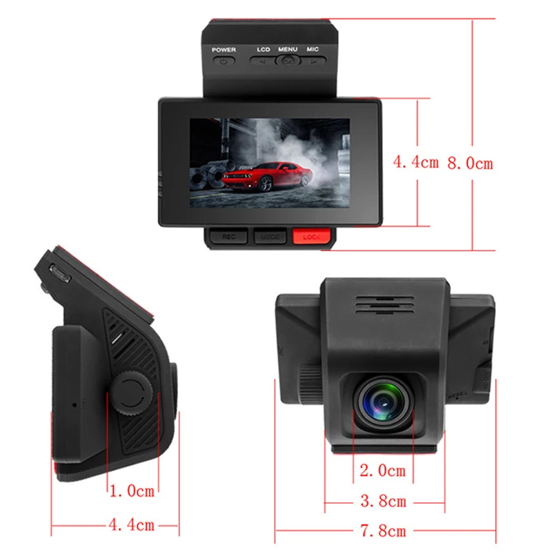 HD Цифровая видеокамера авторегистратор wifi ночного видения 1080P широкоугольный