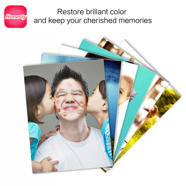 Photo Paper 3R,4R,5R,6R,A7,A6,A5,A4 100 Sheets Glossy Printer Photographic Paper Printing for Inkjet Printers Office Supplies