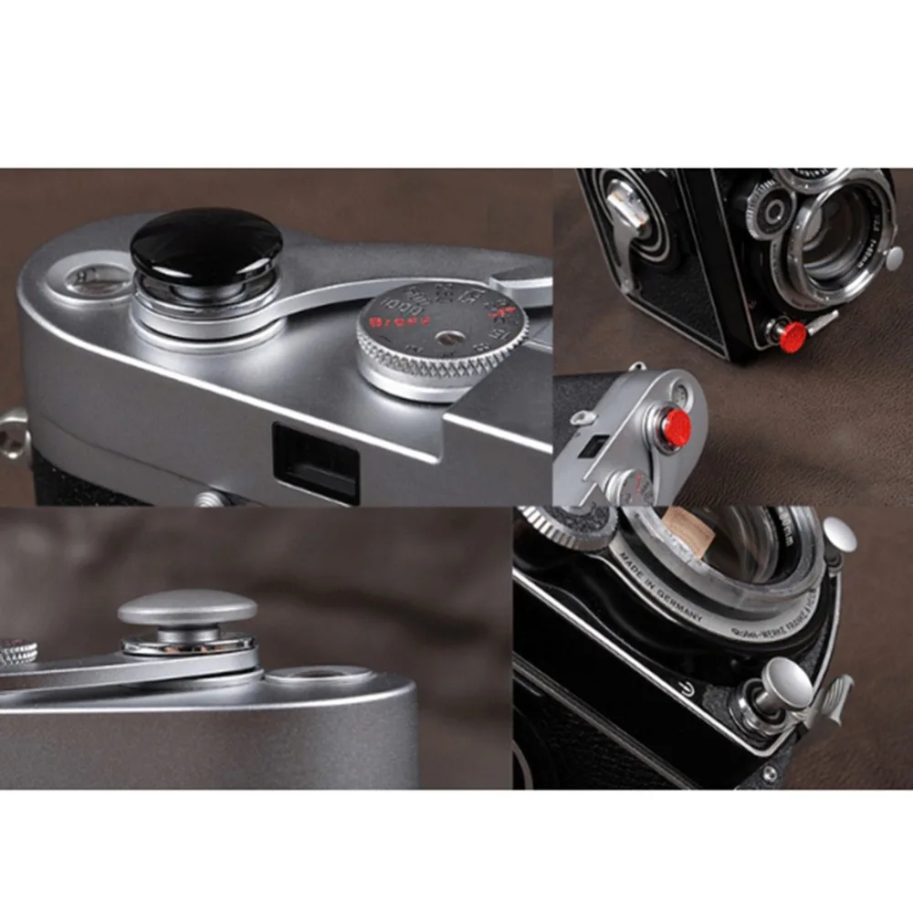 11 мм вогнутая кнопка спуска затвора с резиновым кольцом для цифровой камеры Olympus PEN-F Fujifilm X-T20 X-T10 X-T3