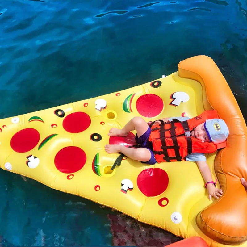 Rooxin 180 см гигантский надувной плавательный круг пиццы бассейн плавательный пояс для плавания кольцо для взрослых надувной матрас кровать