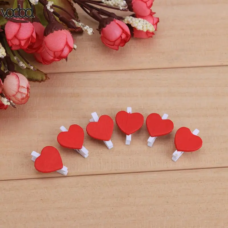 Прищепка для фотобумаги в виде мини сердца 50 см|heart shaped wooden clips|wooden clipspaper clips |