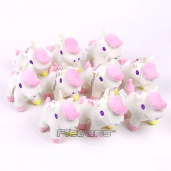 

Kawaii Cute Unicorn Plush Pendant Toys Soft Stuffed Animal Dolls with Key Chain Brinquedos Kids Toys Gifts 10pcs/lot