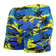 Для мужчин s Плавание одежда быстро сухой Для мужчин цветочный Плавание ming Мужские Шорты для купания Боксер Краткое Пляжные шорты серфинга спортивная одежда Купальник