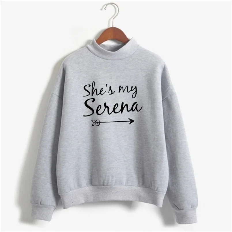 SALE  Winter Hoodies Chic BFF Sweatshirt For Women Streetwear Best Friend She's my Serena She's my Blair 