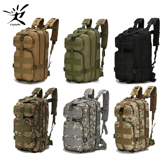1000D Nylon Tactical Backpack Military Backpack Waterproof Army Rucksack Outdoor Sports Camping Hiking Fishing Hunting 28L Bag 1
