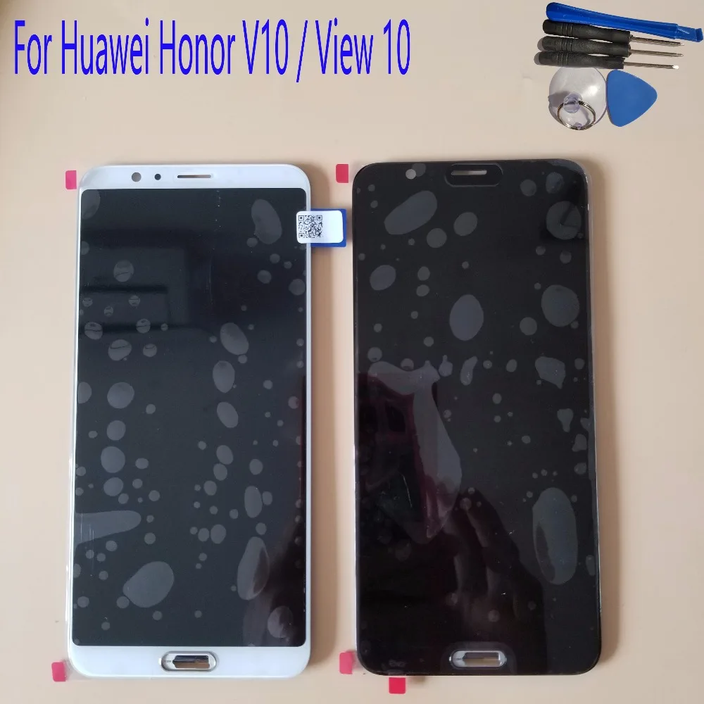 С рамкой 5,9" для huawei Honor V10 View 10 BKL-L09 BKL-AL09 ЖК-дисплей кодирующий преобразователь сенсорного экрана в сборе ЖК-экран