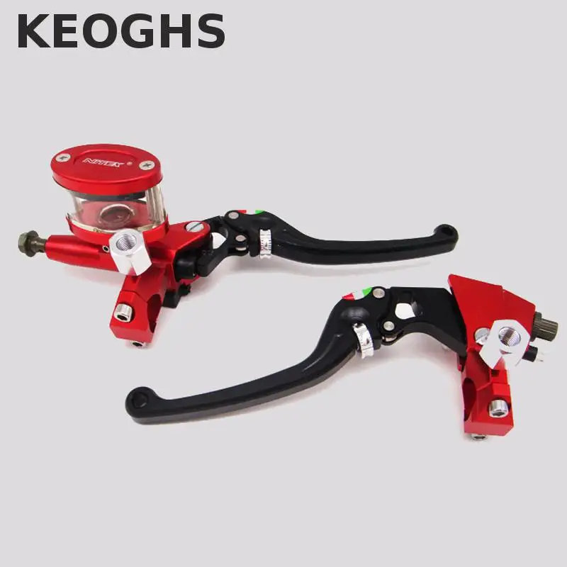 

Keoghs Motorbike Hydraulic Brake Master Cylinder And Clutch Lever One Set Universal 22mm For Dirt Bike Scooter Yamaha Honda