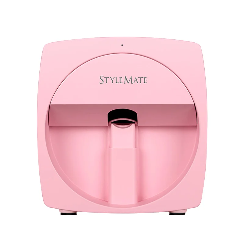 

Pink STYLEMATE Digital Nail Painter 3D Print Automatically Paint Nails Art Painter Easy To Operate DIY Your Nail By Yourrself