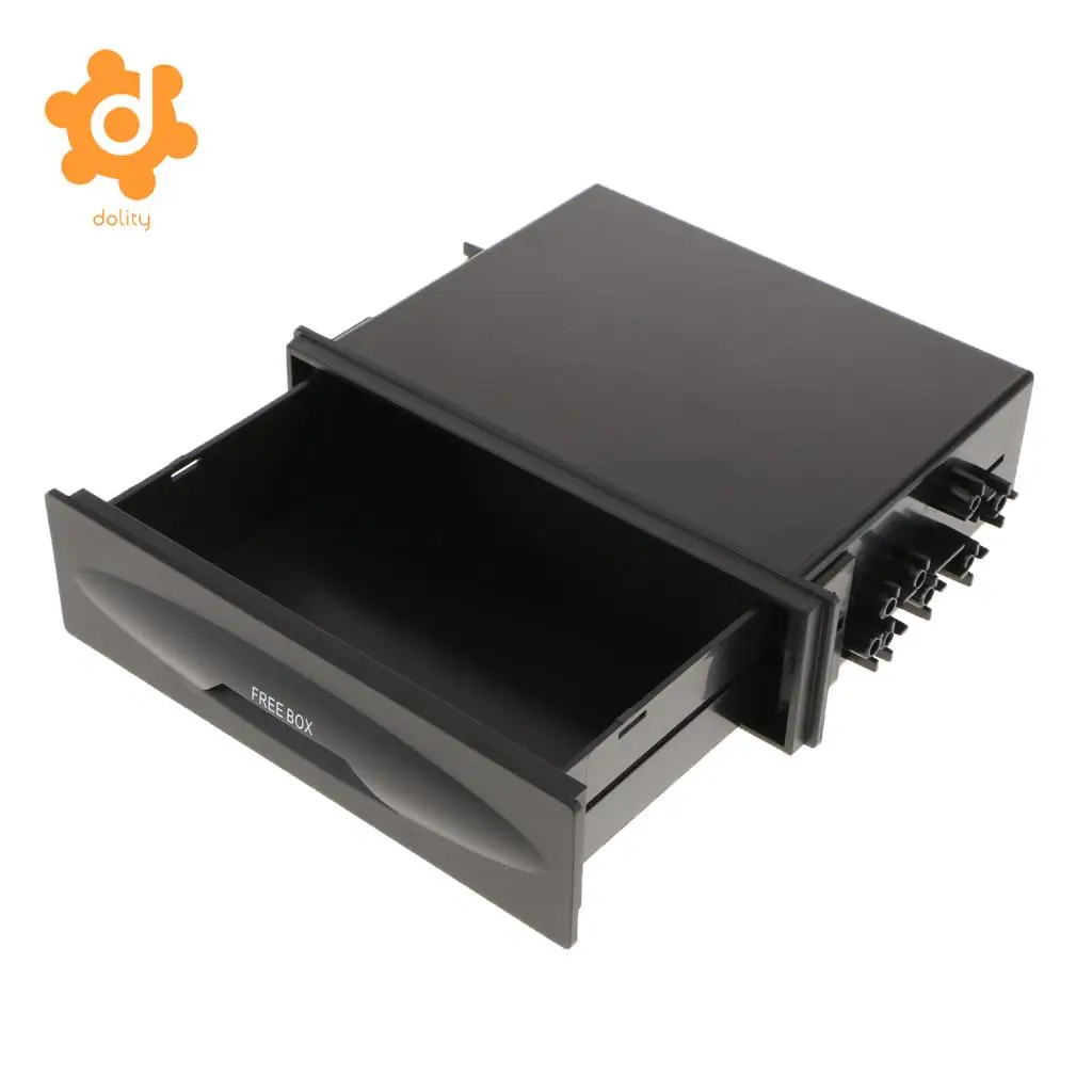 Car Accessories Auto Audio Storage Large Space Box Car Drawer Storage Box