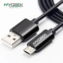 MyGeek Micro USB Cable Fast Charging Mobile Phone Android Cable Adapter USB Data microusb Charger Cable