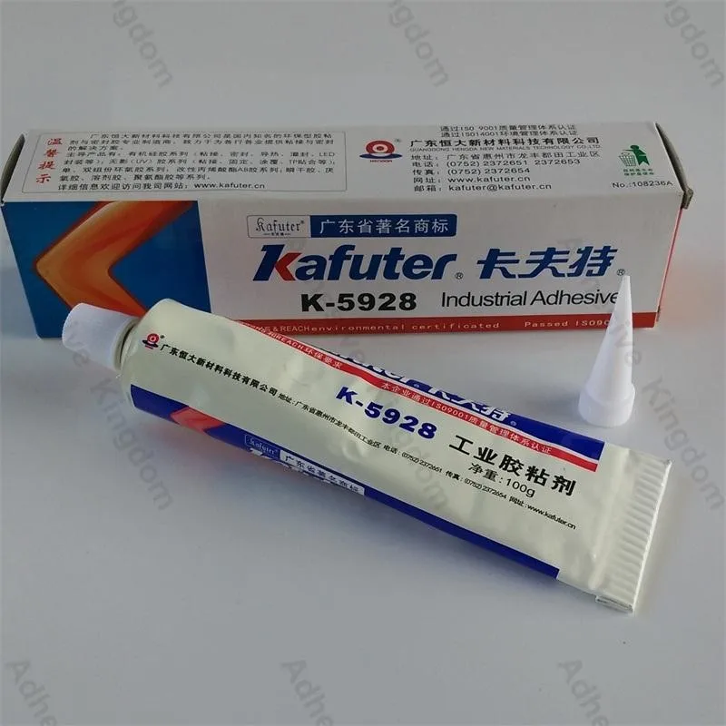 5 шт. Kafuter 100 г K-5928 Силиконовый Универсальный водонепроницаемый резиновый белый нейтральный силикон Резина хороший тиксотроп