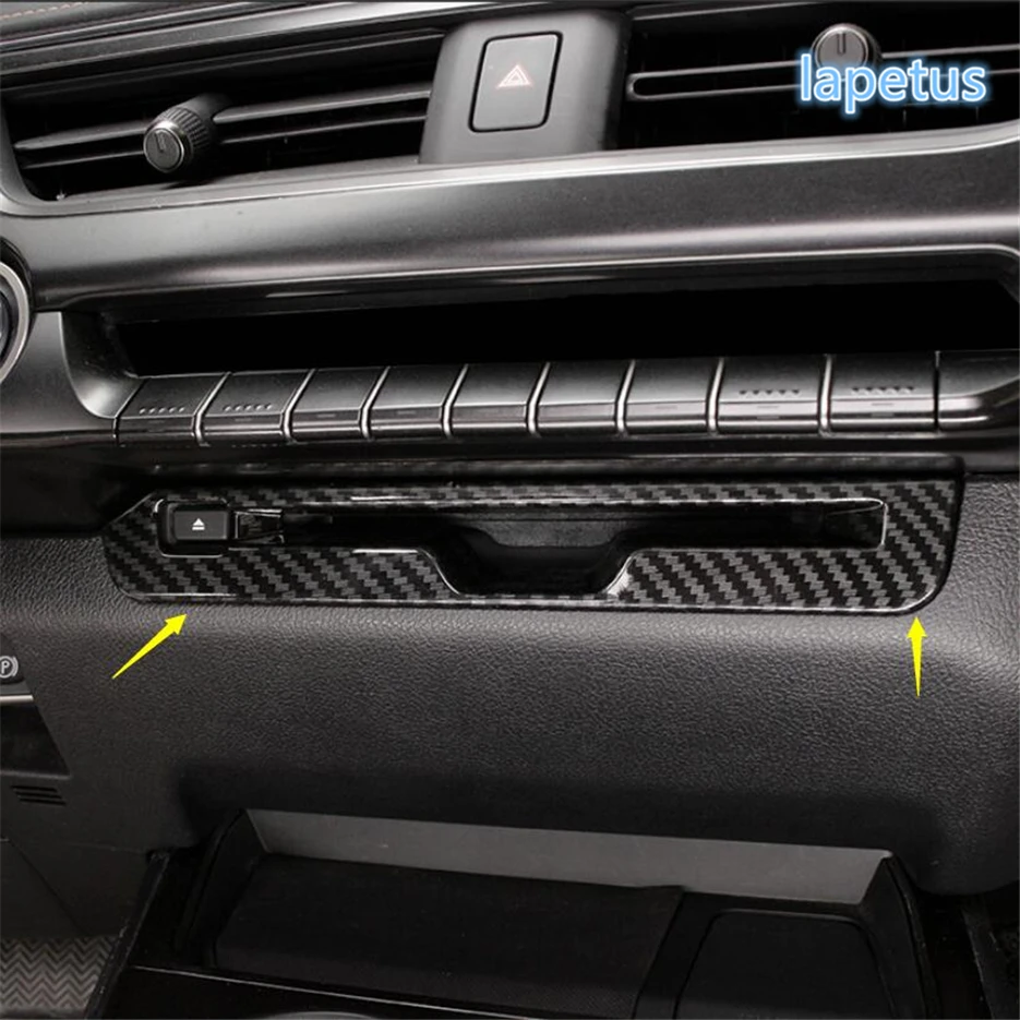

Lapetus Center Control Button Switch CD Decoration Frame Cover Trim ABS Fit For Lexus UX 200 250H 2019 Matte Carbon Fiber Style