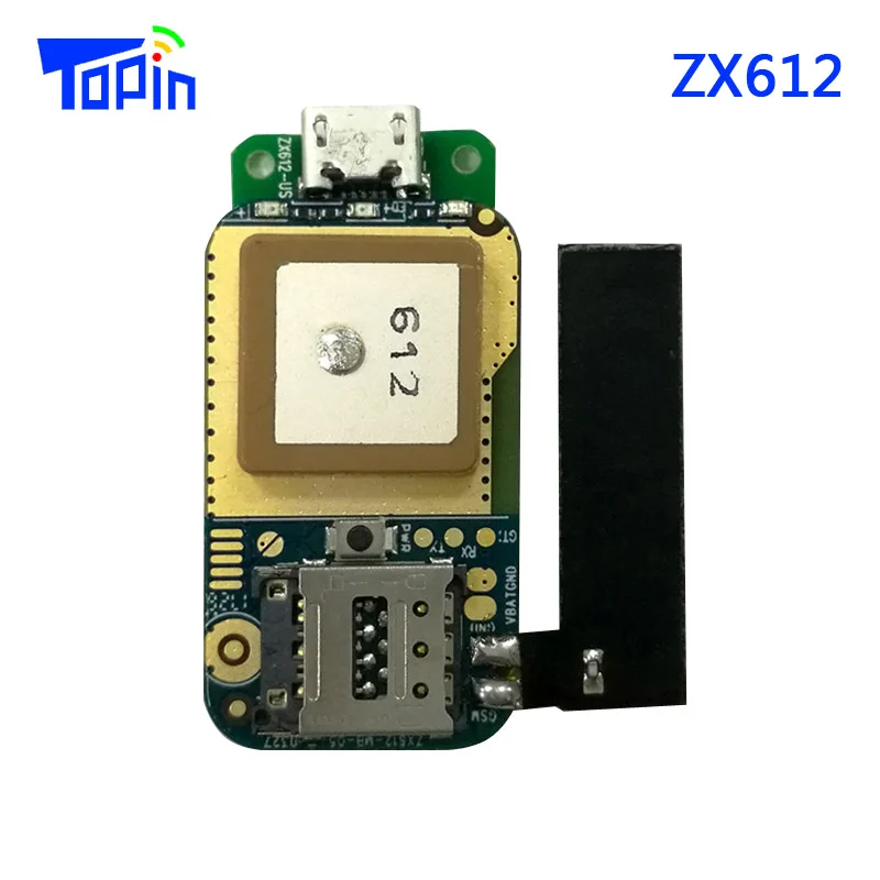 

Topin ZX612 MT6261+U-blox7020 GPS Tracker Module GSM PCB Locator System SOS Voice Recorder Android iOS APP Free Use 100pcs/lot
