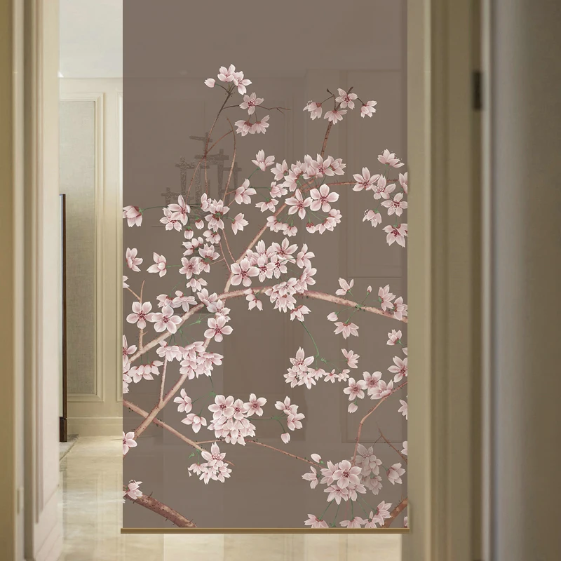 Biombo Translucent wall panels porch hanging curtain soft partition