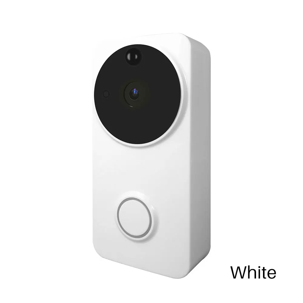 Wifi видео дверной звонок камера домофон беспроводная домашняя Ip дверной звонок PIR мониторинг Двусторонняя аудио iOS Android Питание от батареи - Цвет: L8 White