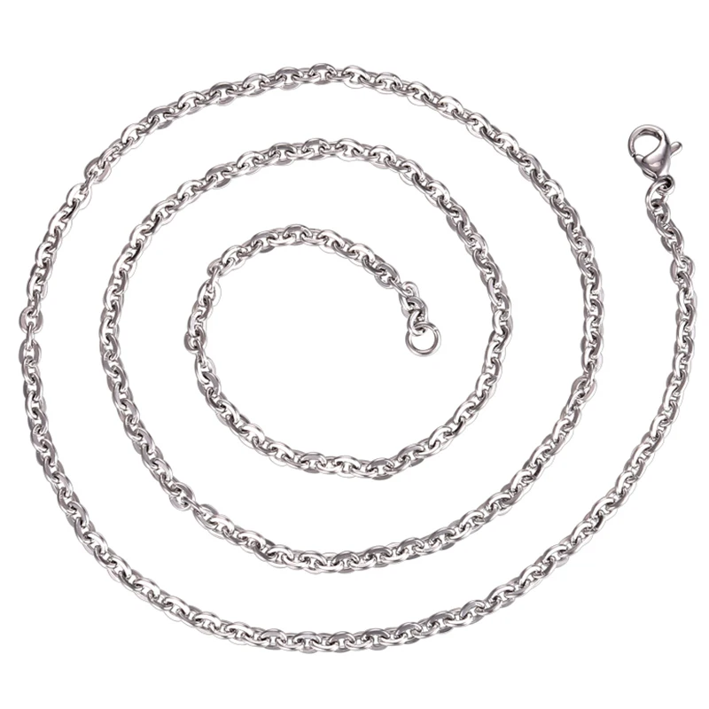 

10pcs/lot 50cm stainless steel necklace chain for glass floating locket