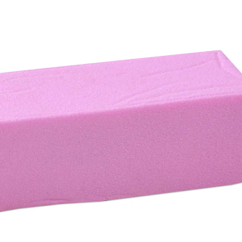 Пятицветная форма брусок для ногтей для УФ-геля белая пилка для ногтей блок лак Маникюр Педикюр инструмент для шлифования ногтей инструмент для искусства - Цвет: Розовый