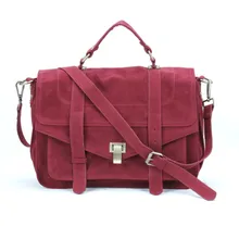 HOT!!Women Handbag scrub velvet PU Leather bags women messenger bag Fashion emma roberts Vintage Shoulder Crossbody Bags BB018