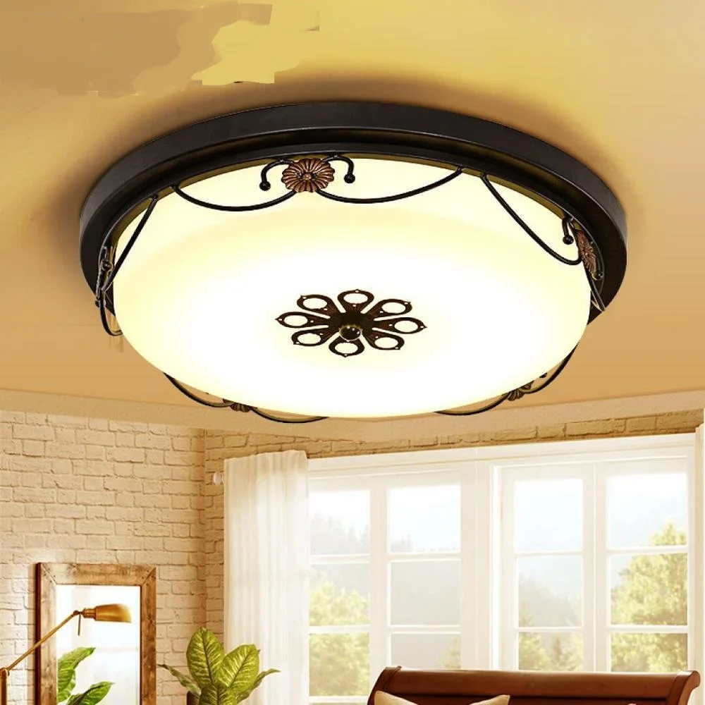 

American style LED ceiling lamp living room bedroom kitchen children's room European style lights LO7215