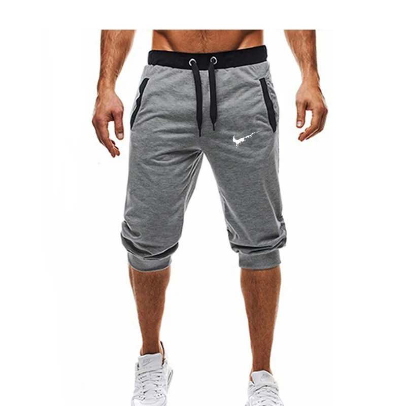 

Summer Running Shorts For Men Sport Gym Shorts Men Fitness Elastic waist Jogging Sweatpants Sport Training shorts hommes men hot