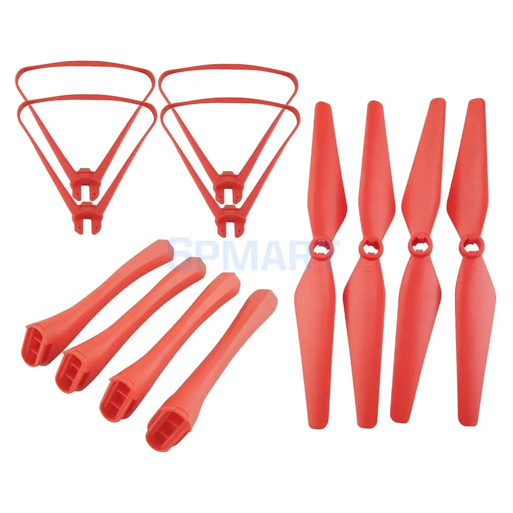 Propeller Prop & Landing Gear & Protective Cover Ring for SYMA X8SW X8SC X8SG X8 Pro RC Drone Helicopter Quadcopter