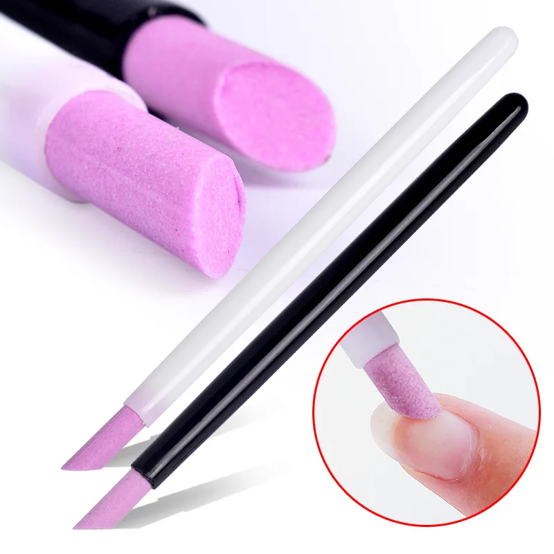 

1Pcs Exfoliating Push Nail Care Polishing Tools Sanding Ceramic Shi Ying Pen Nail Tools