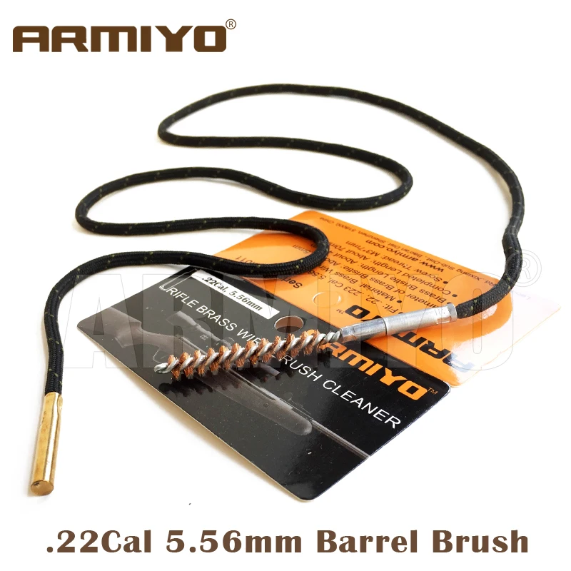 Armiyo .22Cal .30Cal .38Cal 12GA пистолет баррель Чистая щетка съемка отверстия чистящий набор