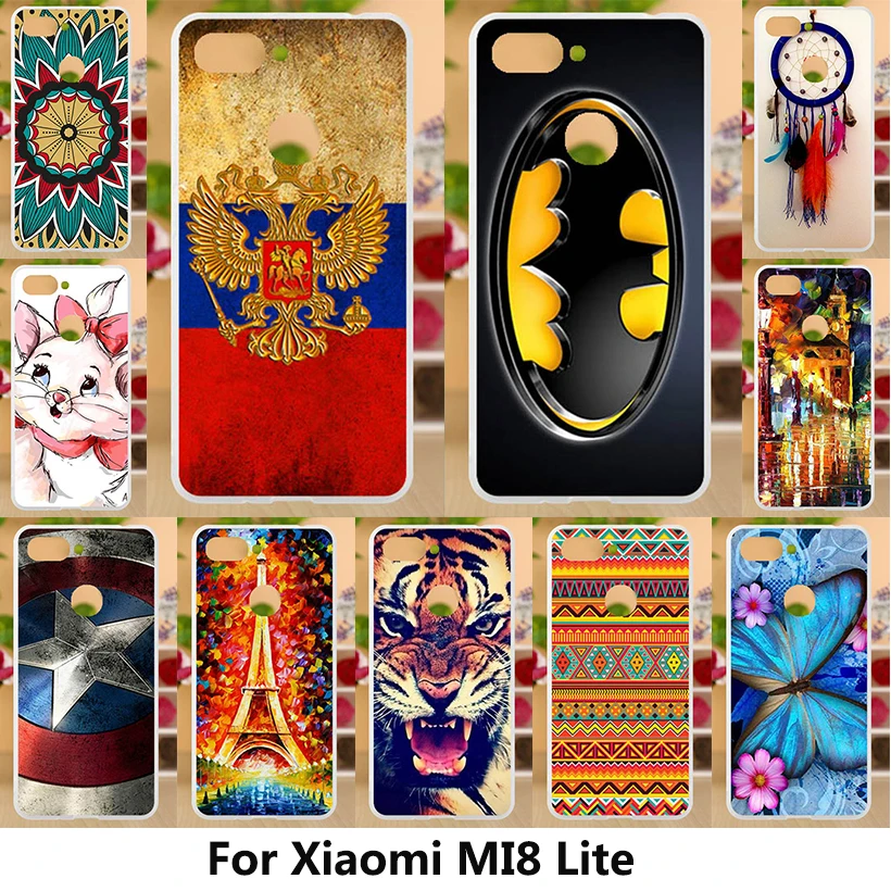 

Anunob For Xiaomi Mi 8 Lite Case Cover Xiaomi Mi 8X Cases Back Protective Shell Soft Silicone TPU Mi8 Youth MI8X Phone Bumper