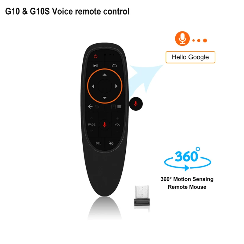 

h96 Voice Remote Control 2.4G Wireless Air Mouse Microphone Gyroscope IR Learning for Android tv box H96 Max H96pro plus X96 MAX