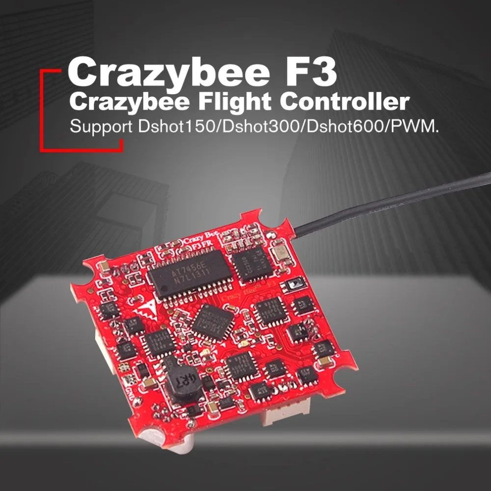 

Crazybee Tiny Betaflight F3 Flight Controller FC with Frsky Receiver/Blheli_S ESC/OSD/Current Meter for RC Whoop Racing Drone