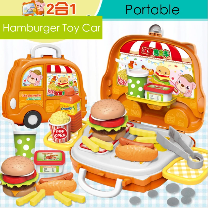 8 Types pretend Play Children simulation kitchen cooking tableware dressing cash register suitcase doctor Kids Plastic toy D18