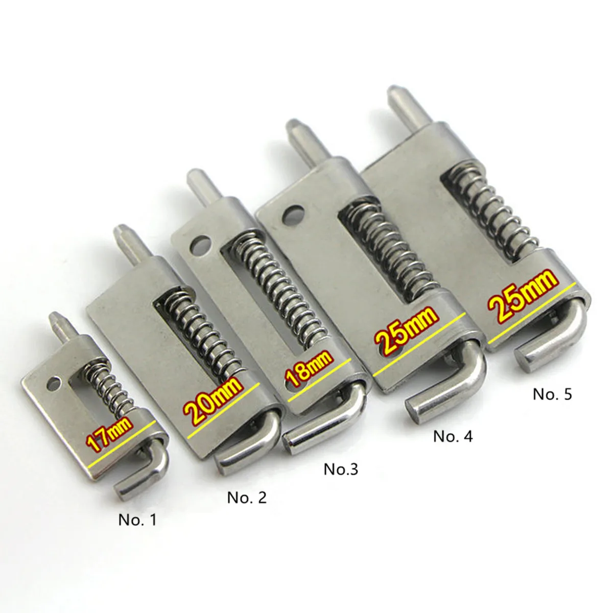 

Stainless Steel 304 Spring Hinge Industrial Cabinet Flat Welding CL Distribution Cabinet Spring Bolt Hardware