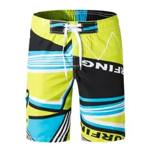 Повседневные мужские шорты, летние шорты с принтом, пляжные шорты на завязках, быстросохнущие шорты для пляжа, серфинга, бега, мужские шорты, 19APR5