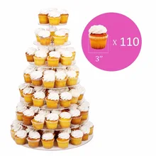 7 ярусов акриловая подставка для торта/на заказ подставка для кексов для свадебной вечеринки Свадебные украшения