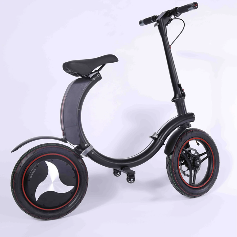 

Magnesium Alloy Shock Body Easy to carry 450W Mini Folding Electric Scooter with towing model Adults Kids e-Bike hoverboard