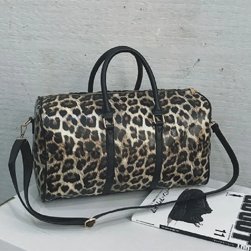cheetah duffle bag