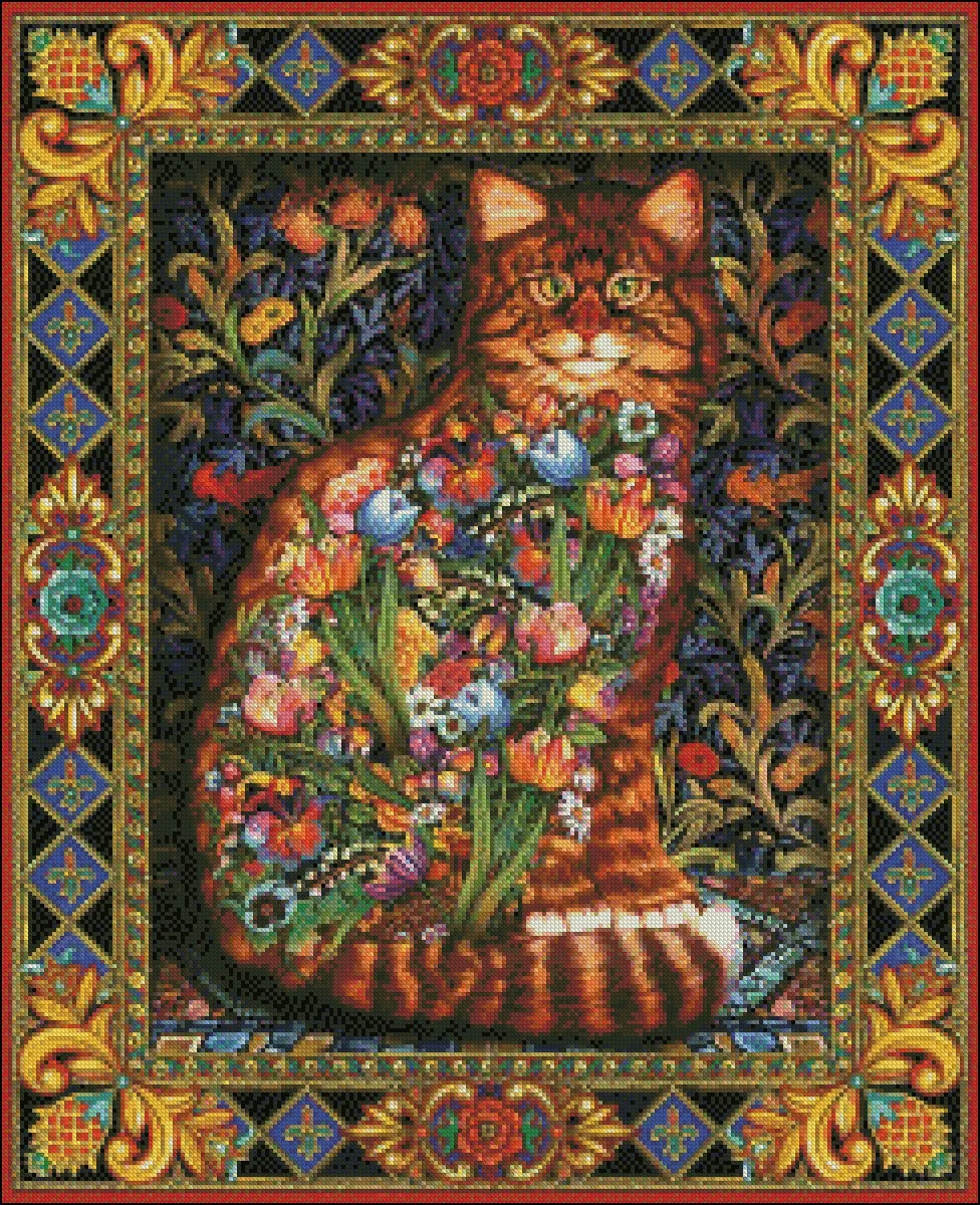 Buy Needlework for embroidery DIY French DMC High Quality Counted Cross Stitch Kits 14 ct Oil