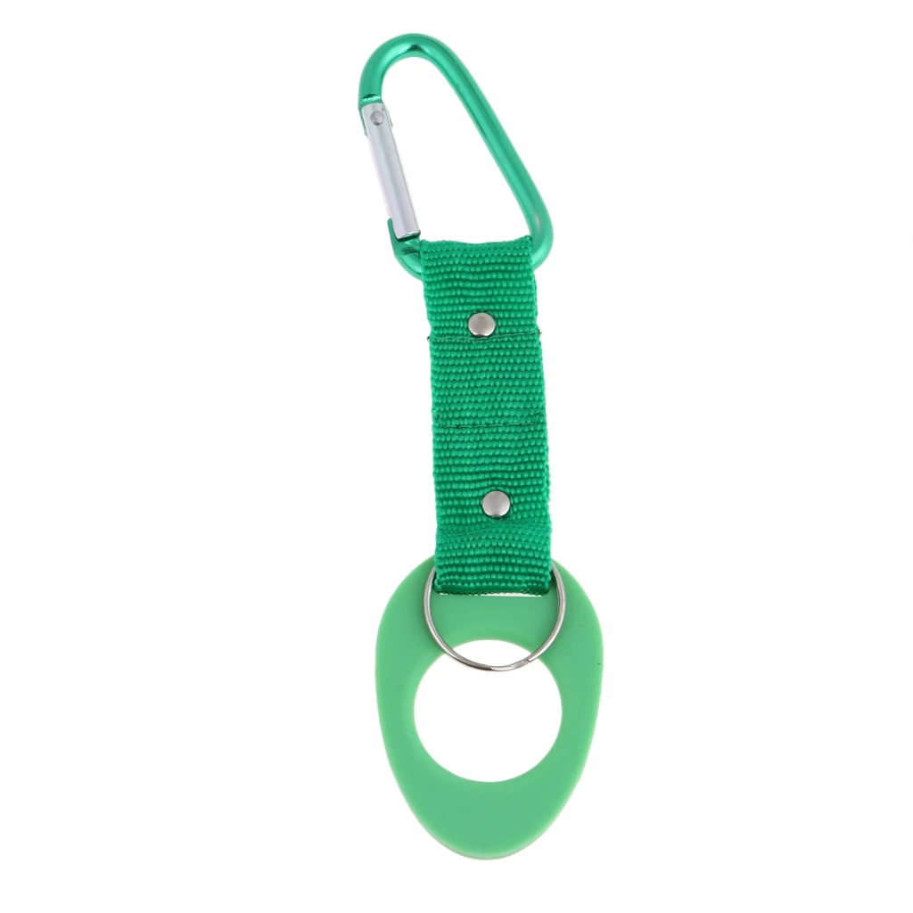 Climbing Water Bottle Holder Hooks Belt Molle Hanging Strap Webbing Buckle Clip Universal Size Outdoor Nylon Webbing Buckle