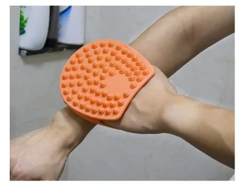 

Bath/massage gloves creative home adults Personal cleaning appliance Four openings whole body massage