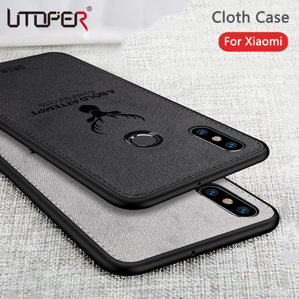 

Phone Case For Xiaomi mi 9 Case Cloth Luxury Cover For Redmi Note 7 6 5 Pro Plus Case Xiomi Mi A2 Lite 8 Lite Max 3 Mix 3 Case