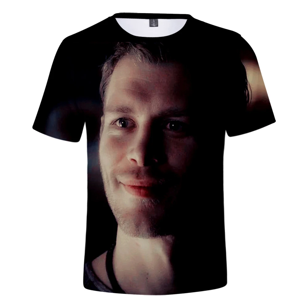 

New arrival Niklaus Mikaelson 3D T-shirt boy/girl Fashion Casual Print Vampire Diaries Niklaus Mikaelson T shirt