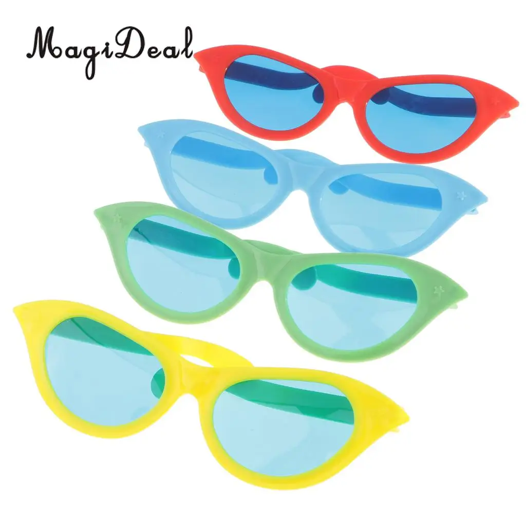 4Pcs Cosplay Halloween Glasses Party Props Fancy Dress Costume Dance Party Eyeglasses Party