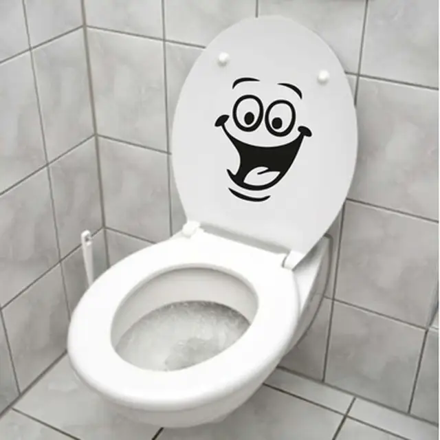 big mouth toilet stickers wall decorations 342. diy vinyl adesivos home