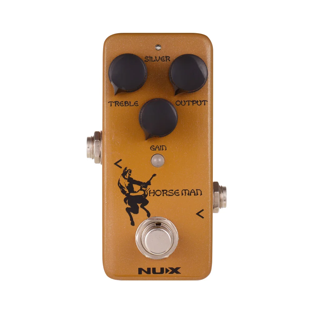 Педаль для гитарных эффектов NUX NOD 1 HORSEMAN Overdrive полностью металлический корпус