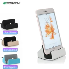 Universal USB Cable Data Phone Charger Dock Stand Station Charging For iPhone Xs Samsung S10 Huawei P30 Sync Cradle Charger Base portable charging dock cradle usb data cable for samsung galaxy nexus i9250 black