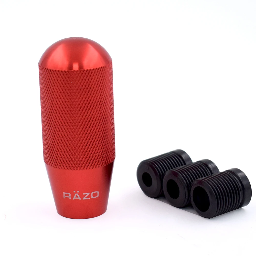 

Red/Blue RAZO Aluminum Gear Shifter Knob 8cm Length