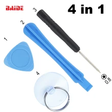 Хорошее качество 4 в 1 открывающийся набор инструментов открывающийся инструмент с 0,8 Pentalobe для samsung iPhone 4 4S 5s 6 Plus 700 шт