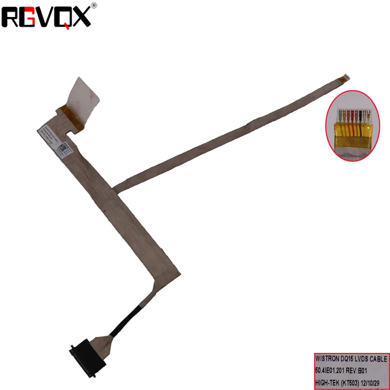 

New Original LCD LED Video Flex for DELL for Inspiron 15R N5110 M5110,ORG PN:450.01V04.1001 04HDVW Notebook LCD LVDS CABLE