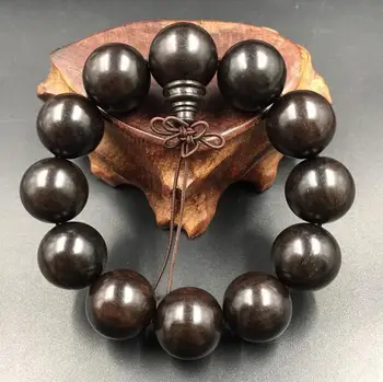 

Special black sandalwood Buddha beads Ebony sandalwood men and women jewelry bracelet